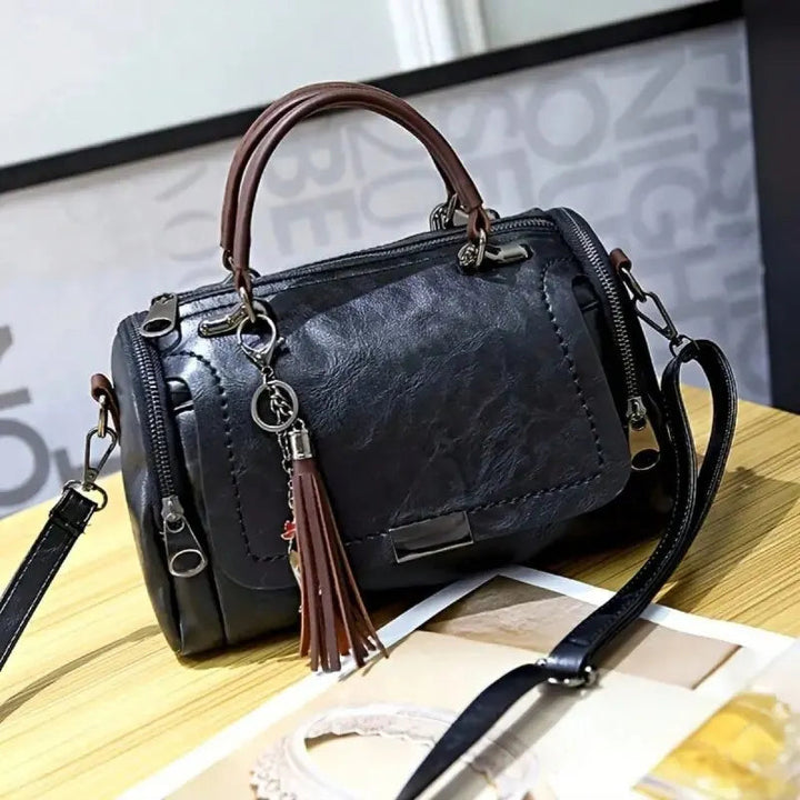 Julie™ | Getextureerde leren tas