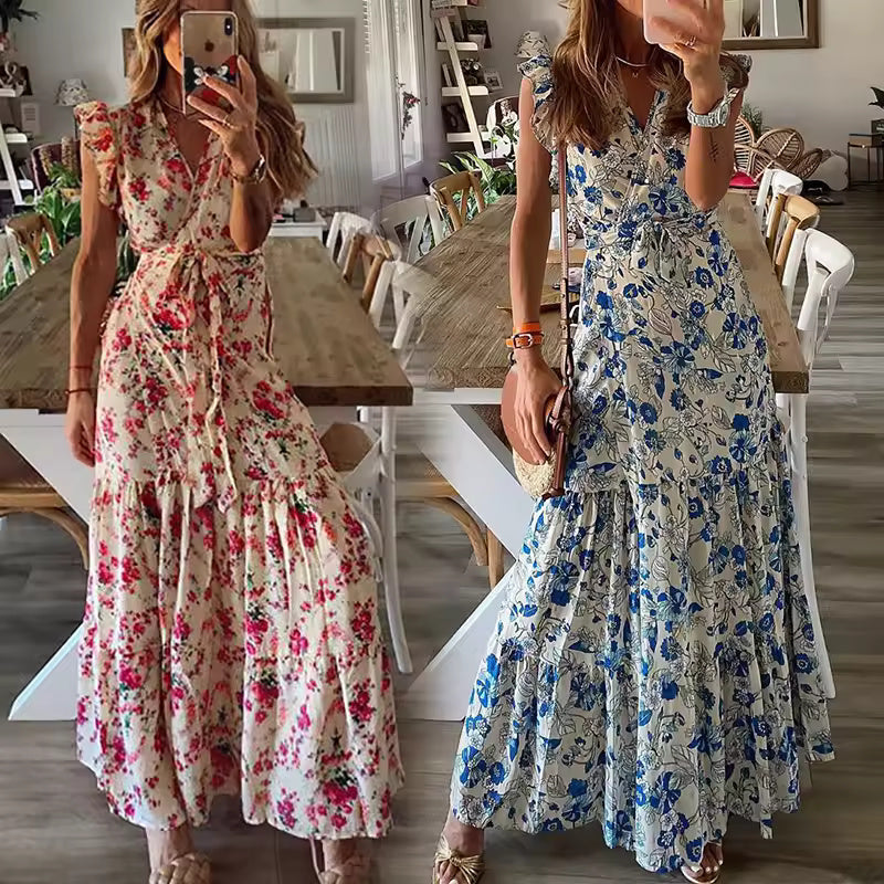 Shera - Jurk Maxi Bloemen