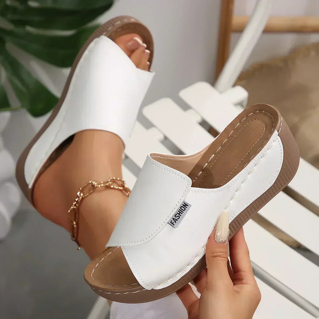 Rumi - Sandalen Orthopedische met Hak Wedge