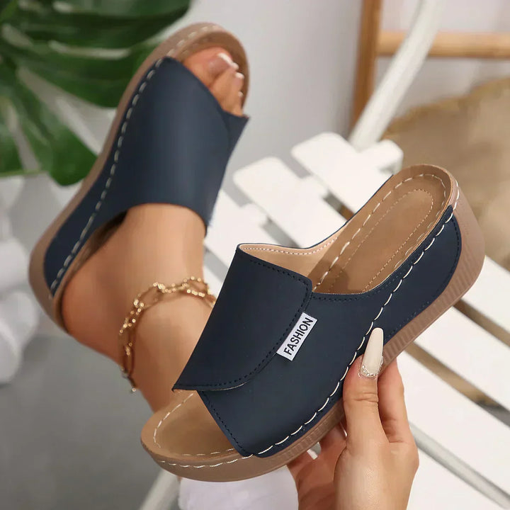 Rumi - Sandalen Orthopedische met Hak Wedge