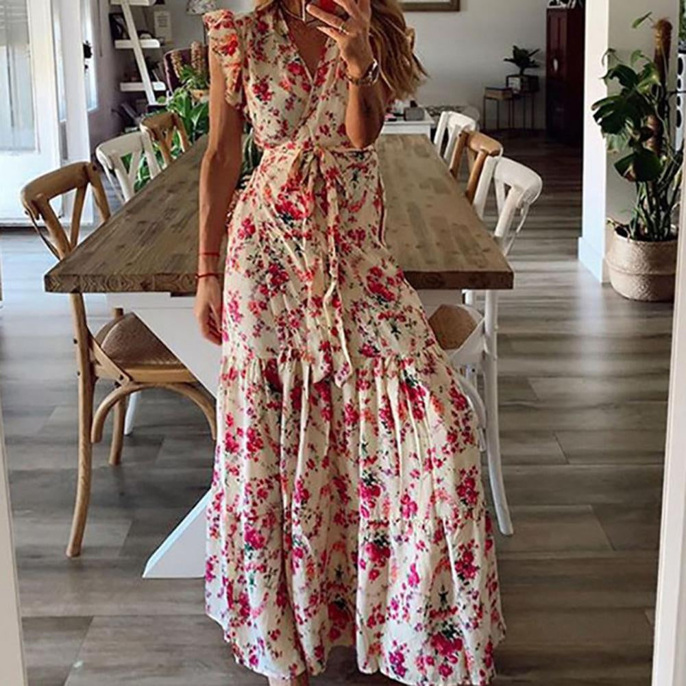 Shera - Jurk Maxi Bloemen