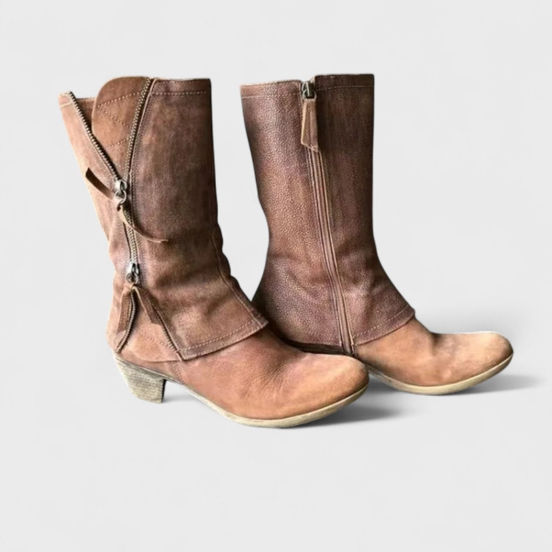 Alma - Laarzen vintage mi-mollet