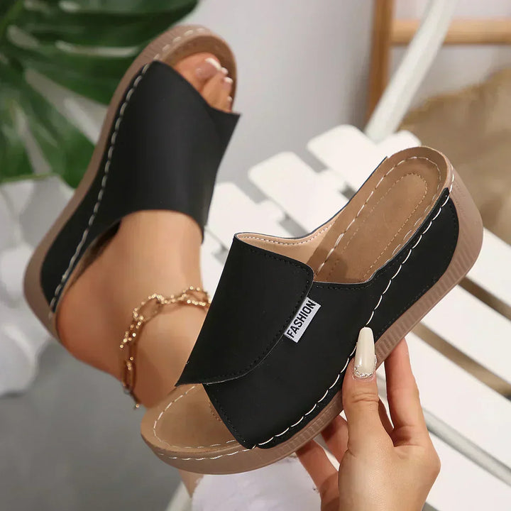 Rumi - Sandalen Orthopedische met Hak Wedge