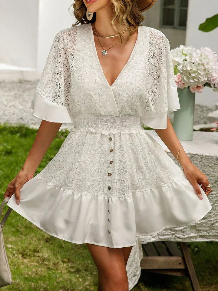 Carole - Jurk en Dentelle Bohémienne