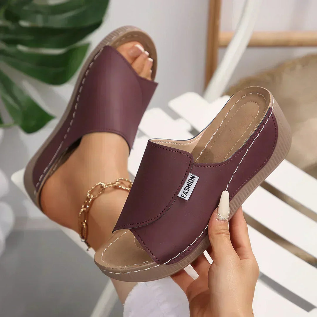 Rumi - Sandalen Orthopedische met Hak Wedge