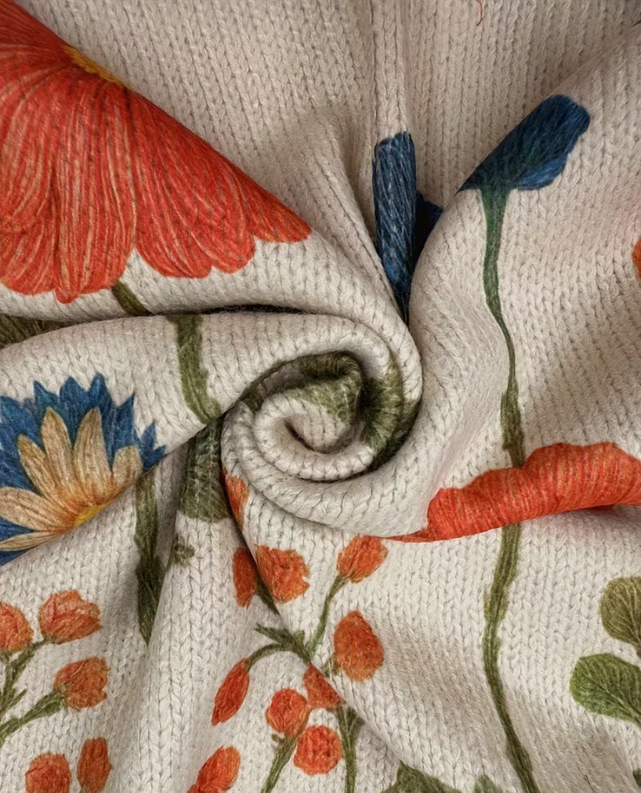 Brianna - Wildflower Meadow Zip Cardigan