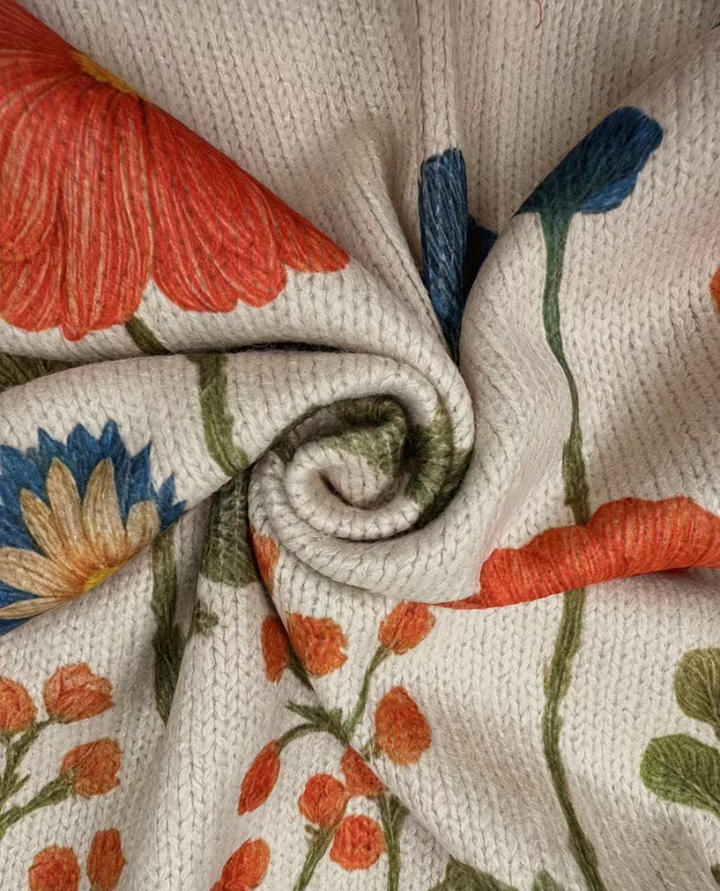Brianna - Wildflower Meadow Zip Cardigan