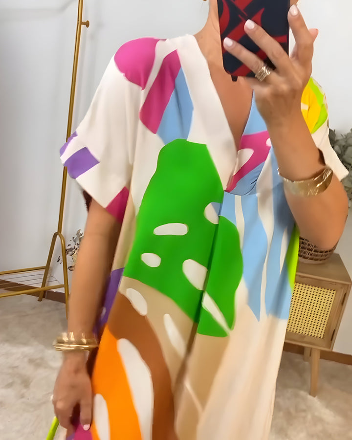 Rianna - Jurk met Print Abstrait