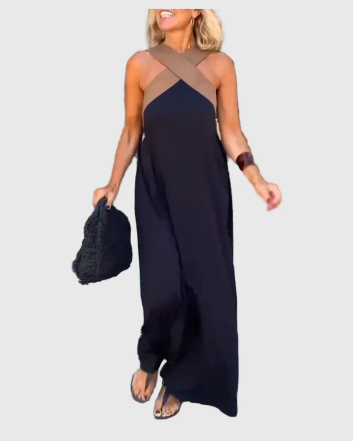 Elena | Vloeiende Elegante Maxi-jurk