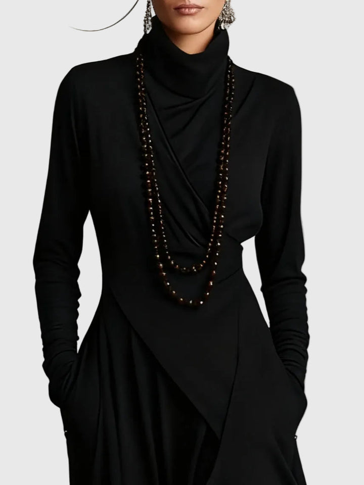 Violet | Geplooide Maxi-jurk