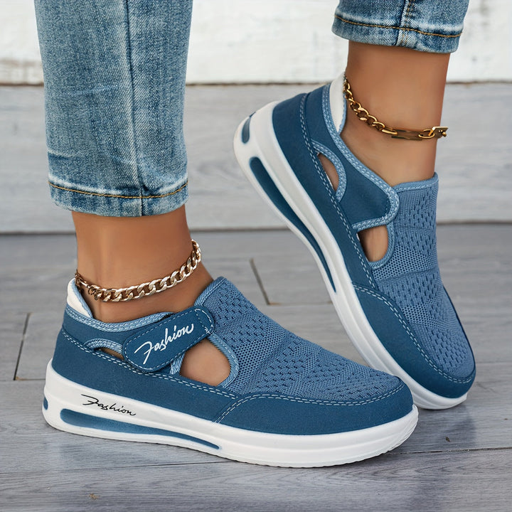 Sneakers ademende met instappen comfort stable