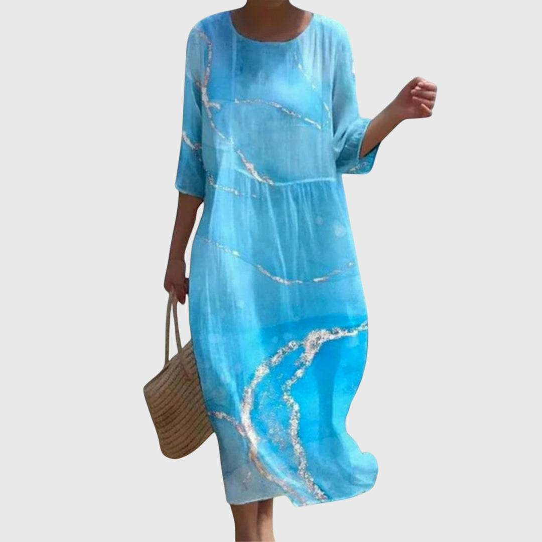 Hayley™ | Elegante Bloemen Maxi-jurk