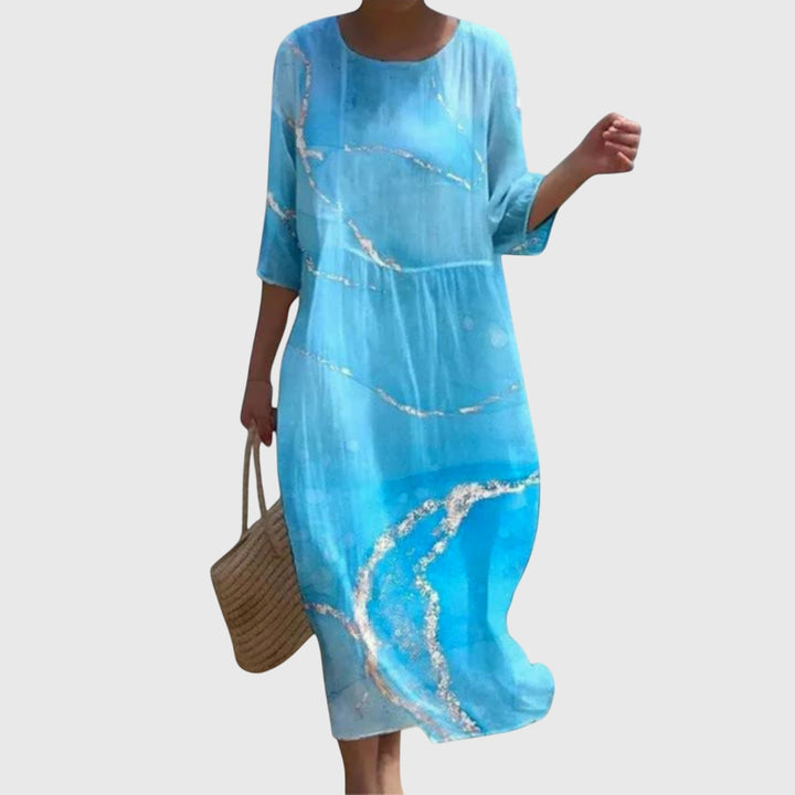 Hayley™ | Elegante Bloemen Maxi-jurk