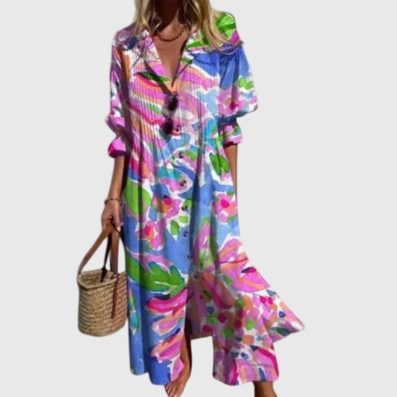 Zariah | Elegante Bohemien Maxi-jurk