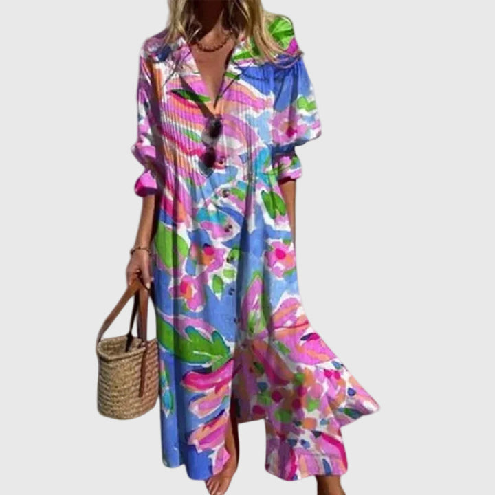 Zariah | Elegante Bohemien Maxi-jurk