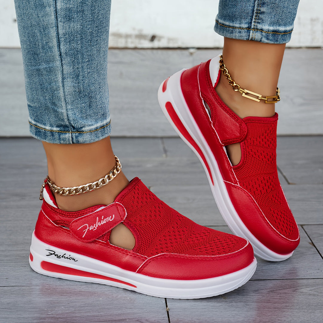 Sneakers ademende met instappen comfort stable