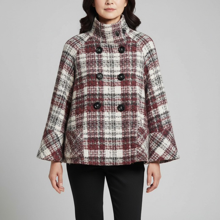 Leonore | Cape Jas met Ruitpatroon