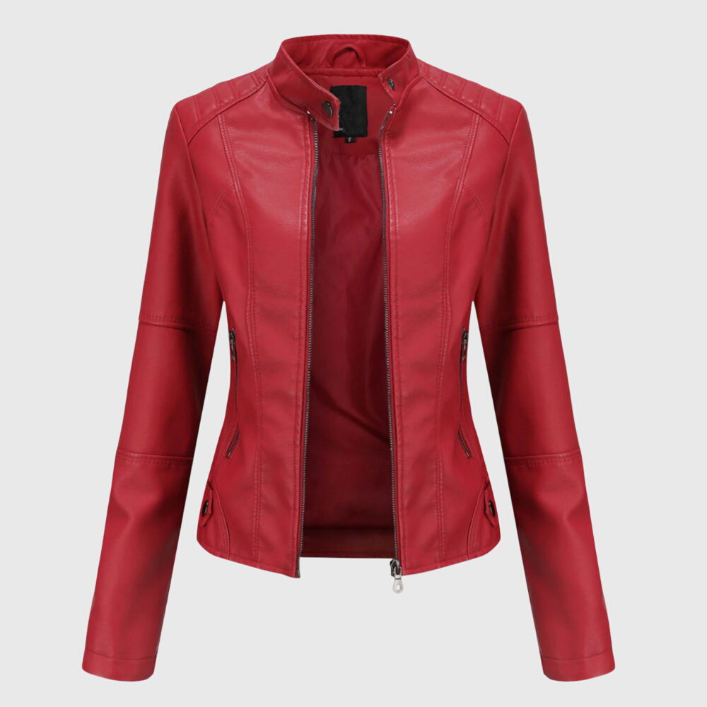 Giorgina™ - Jasje en Leer Elegante voor Dames