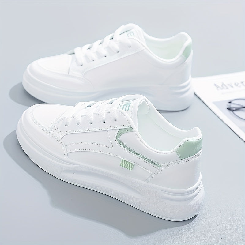 Witte Chique Sneakers met Licht Comfort