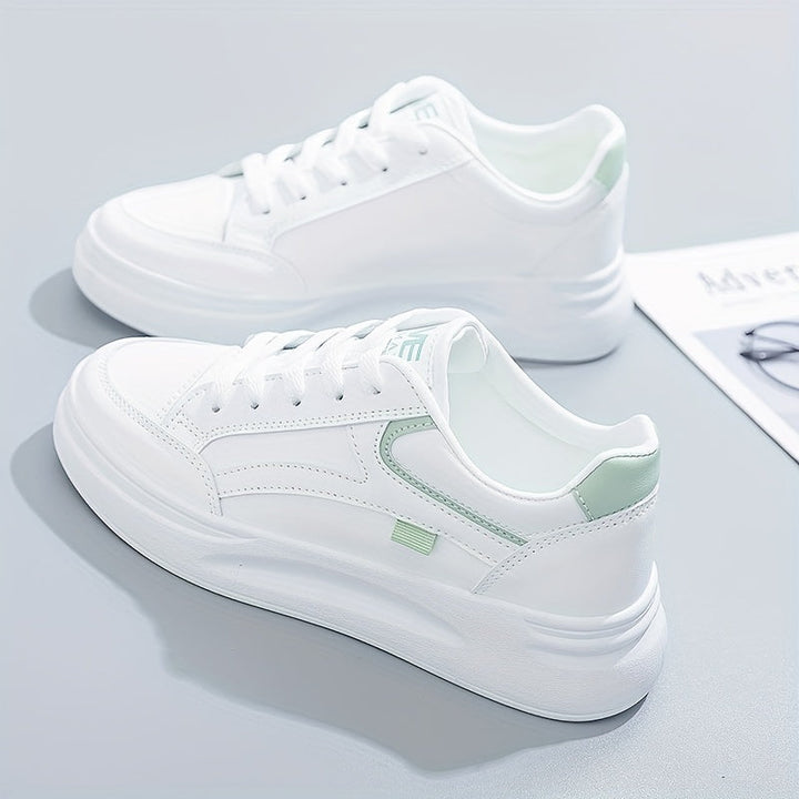 Witte Chique Sneakers met Licht Comfort