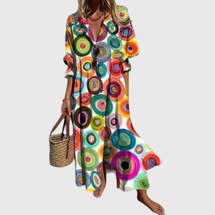 Zariah | Elegante Bohemien Maxi-jurk