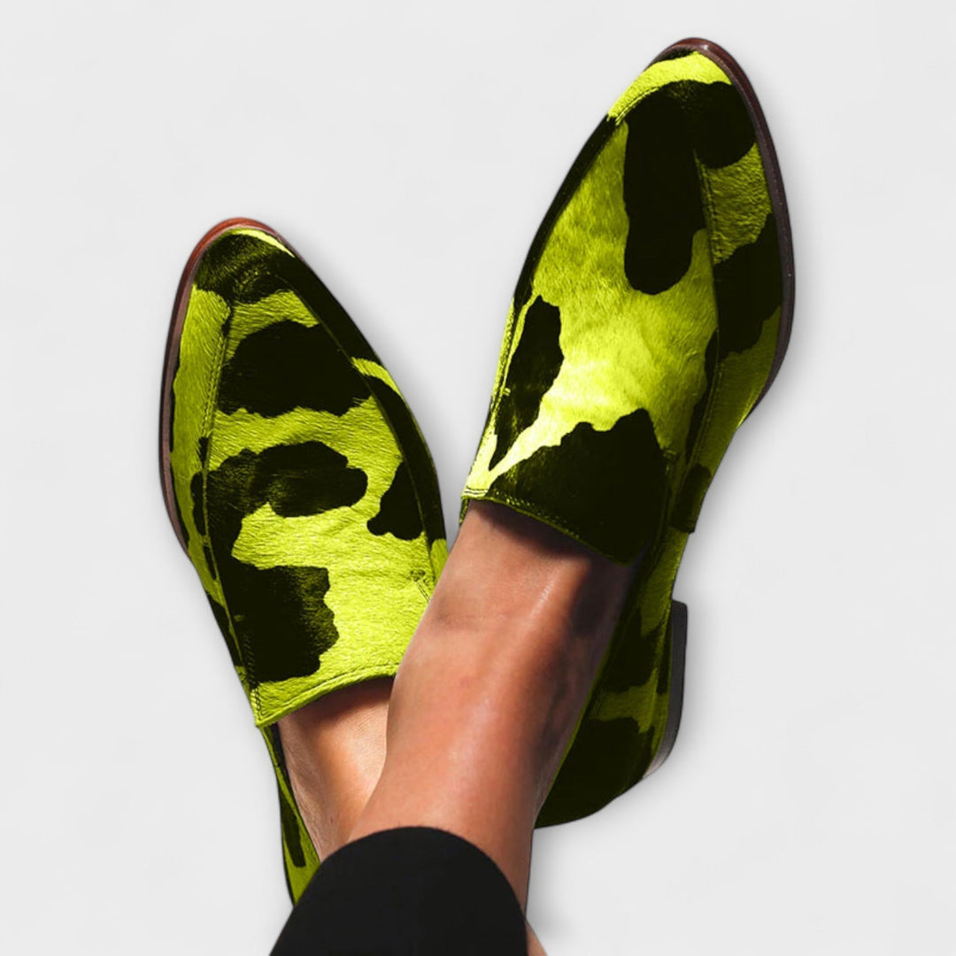 Paloma™ | Koeienprint Mocassins