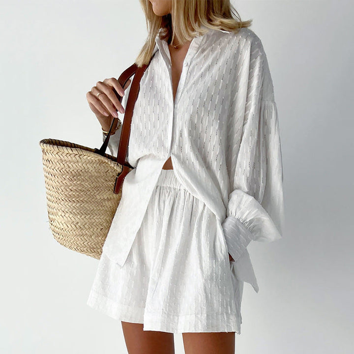 Elizabeth - Set Chemise en Shorts Licht