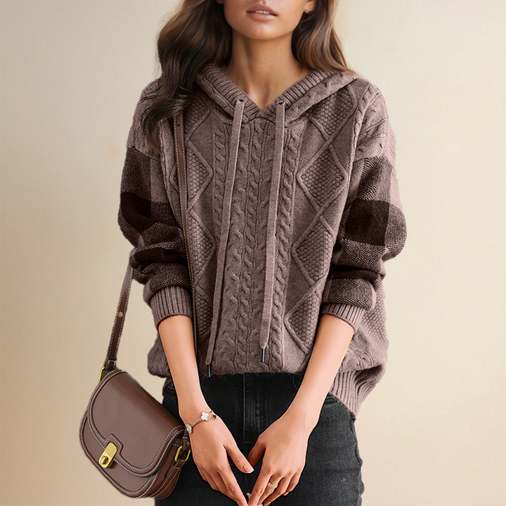 Isa | Gebreide Hoodie