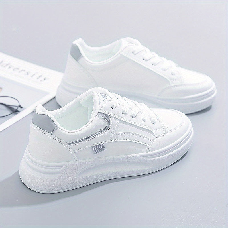 Witte Chique Sneakers met Licht Comfort