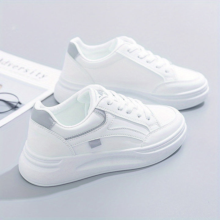 Witte Chique Sneakers met Licht Comfort