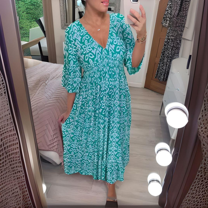 Lillia - Jurk Met print Boho