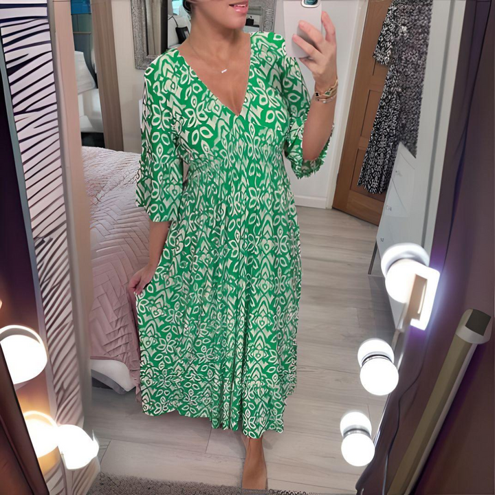 Lillia - Jurk Met print Boho