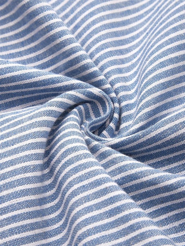 Wanda | Midi Gestreepte Jurk