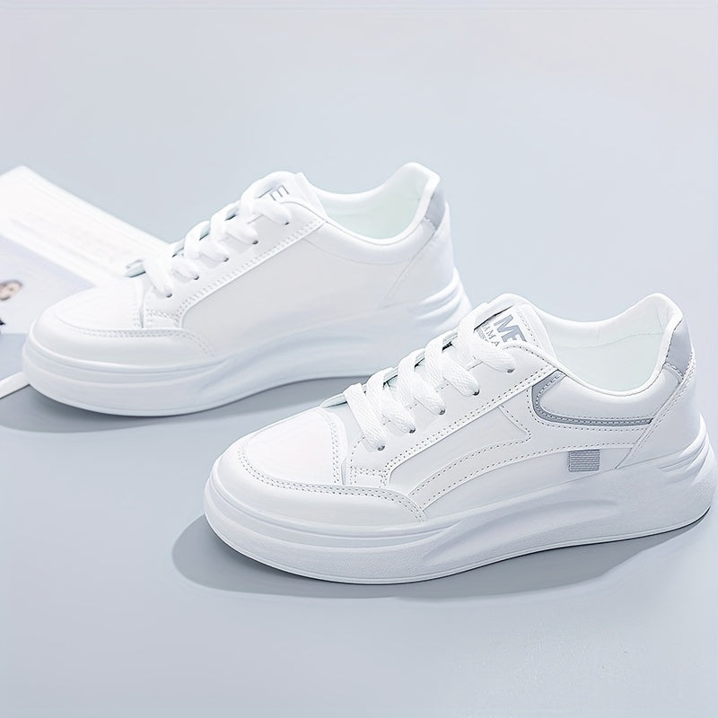 Witte Chique Sneakers met Licht Comfort