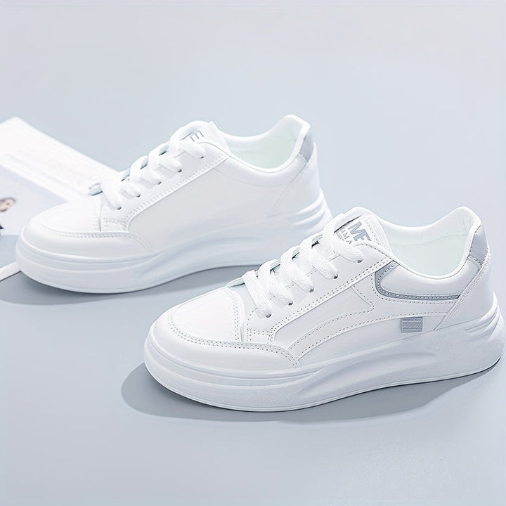 Witte Chique Sneakers met Licht Comfort