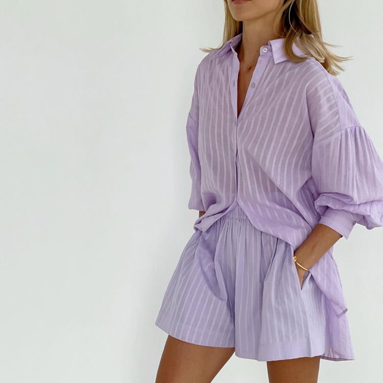 Viola - Geknoopte Blousetop met Luchtige Short