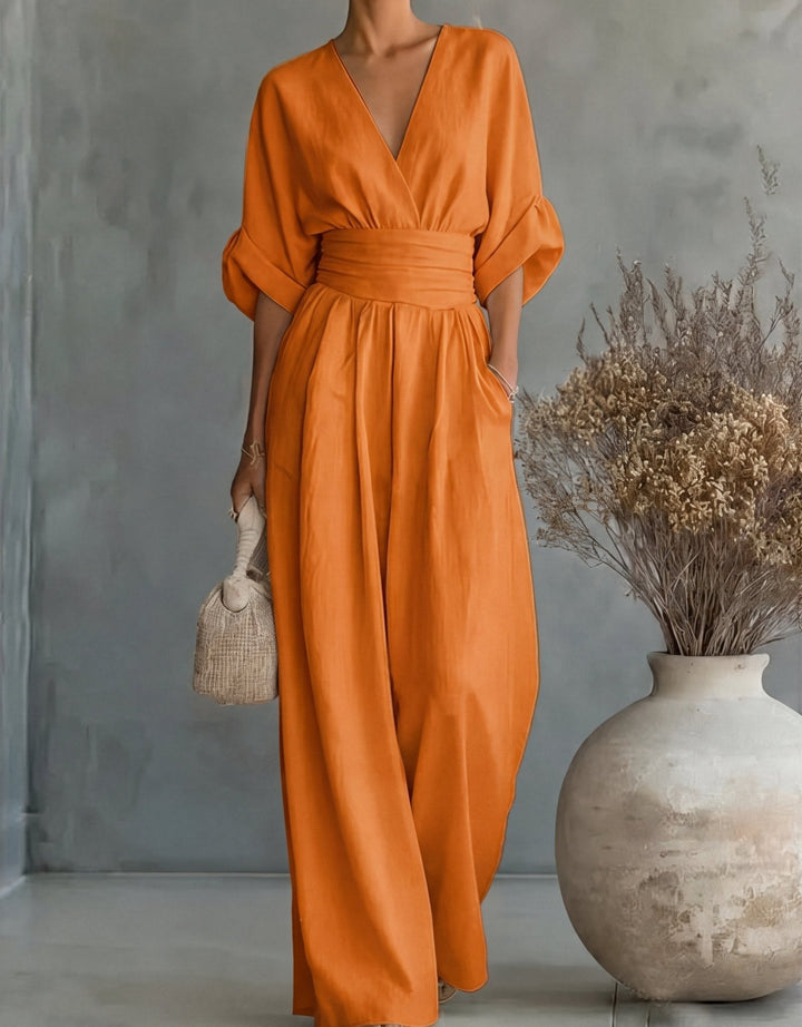 Élise | Elegante vloeiende jumpsuit