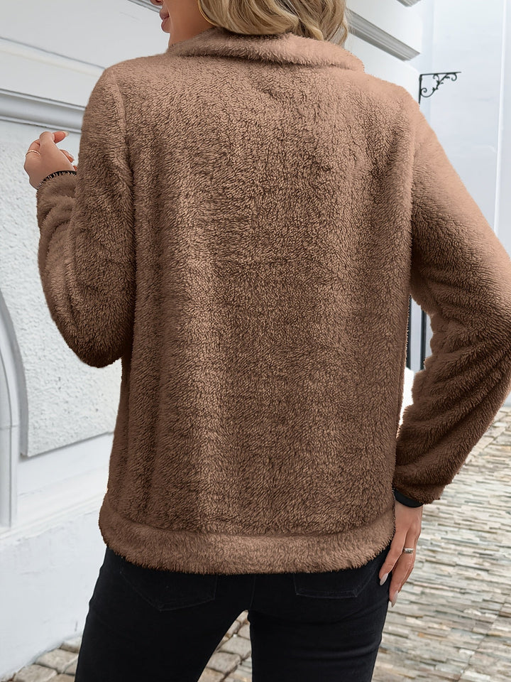 Juliette | Hoodie met halflange rits