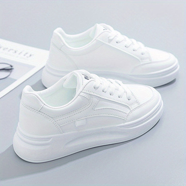 Witte Chique Sneakers met Licht Comfort