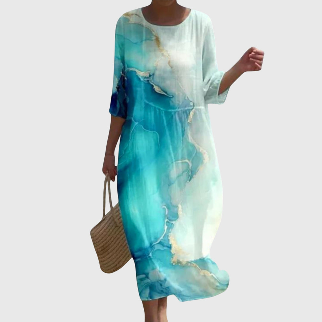 Hayley™ | Elegante Bloemen Maxi-jurk