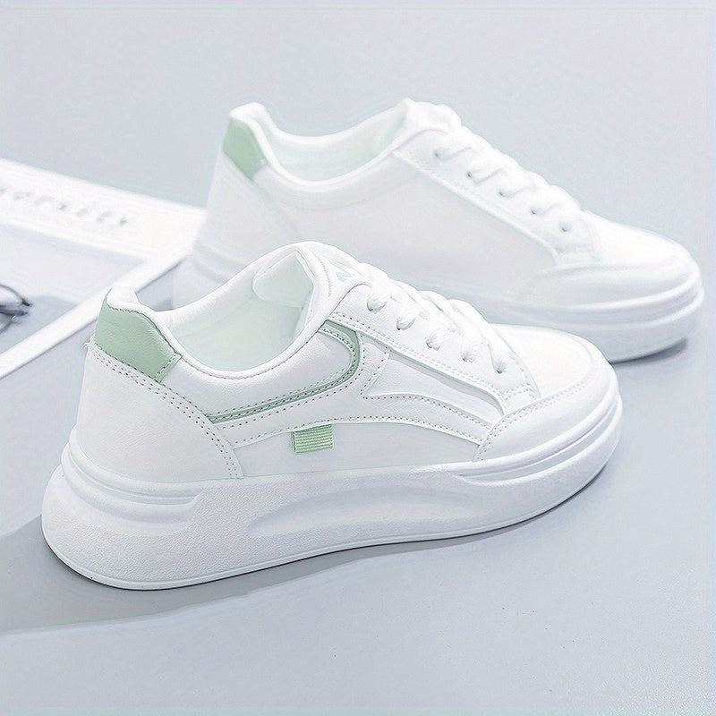Witte Chique Sneakers met Licht Comfort
