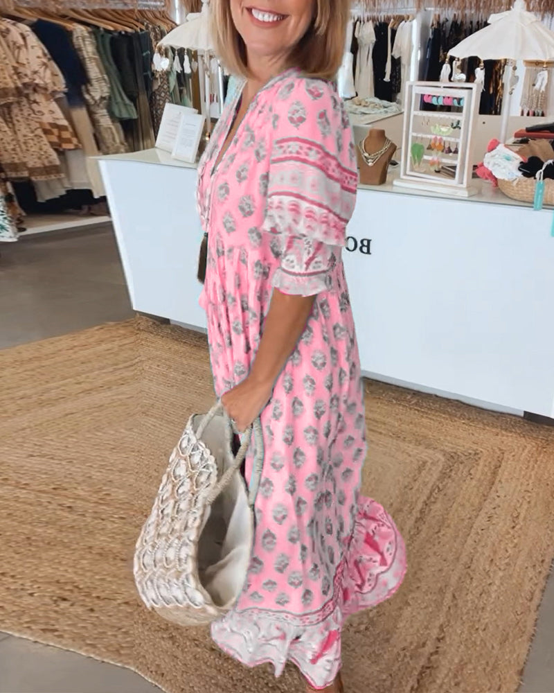 Verity - Jurk Bohemien