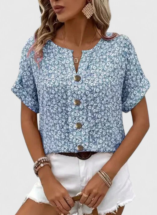 Christel | Elegante Bloemen Top voor de Zomer