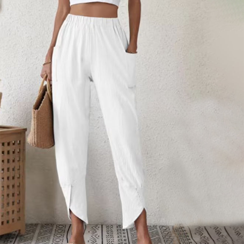 Essari - Broek met Ourlet Fendu