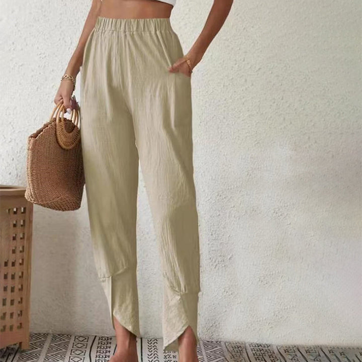 Essari - Broek met Ourlet Fendu