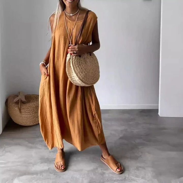 Amaris - Jurk zonder mouwen casual