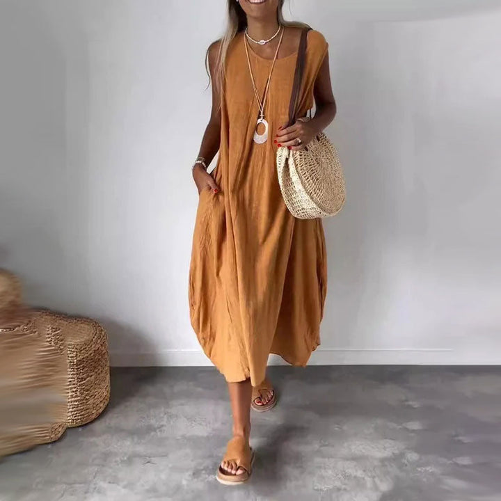Amaris - Jurk zonder mouwen casual