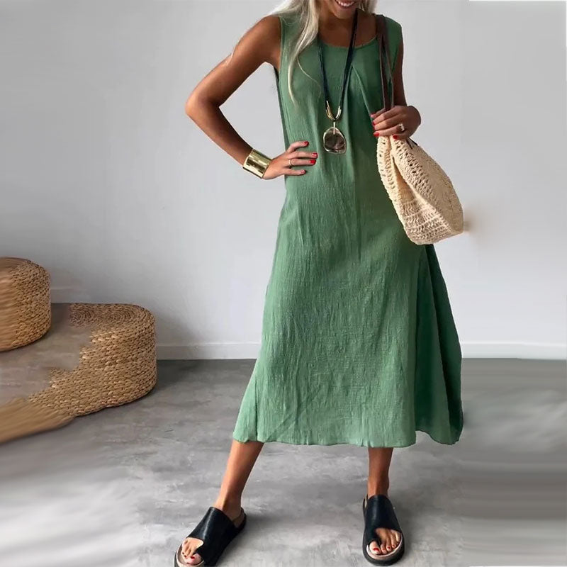 Amaris - Jurk zonder mouwen casual