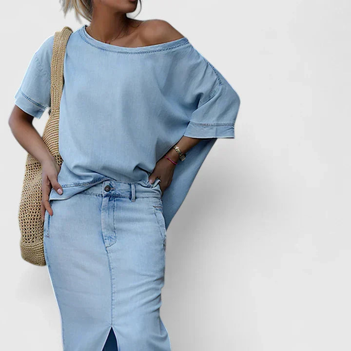 Averlynn | Elegante maxi rok set