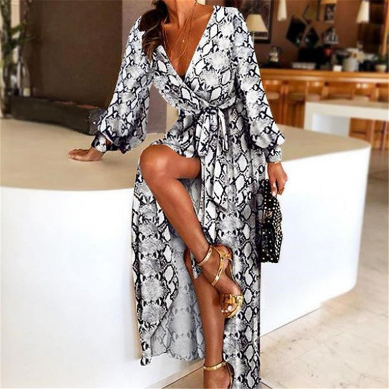 Faye - Jurk Met print Boho